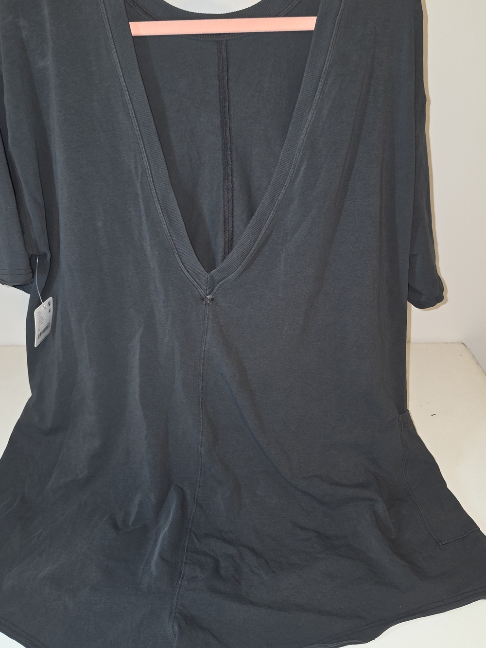 FP Movement by Free People Black Short-Sleeve Romper - Picture 4 of 4